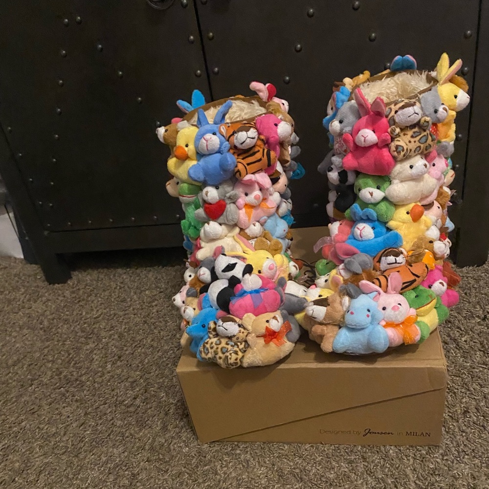 Mini stuffed animal boots